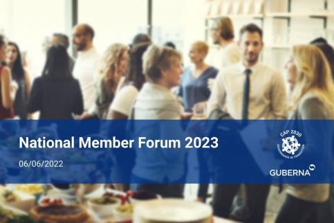 GUBERNA National Member Forum 2023